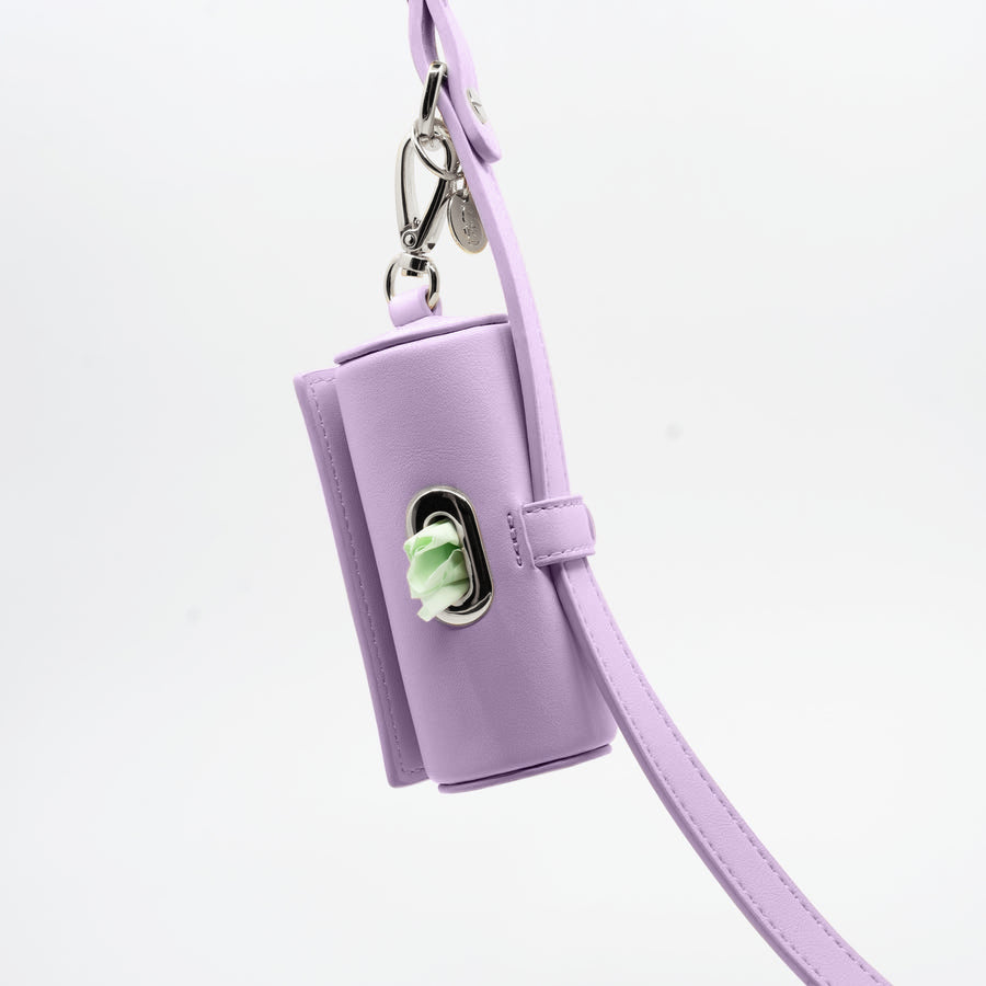 2 in 1 Poop Bag & Treat Holder - Lilac