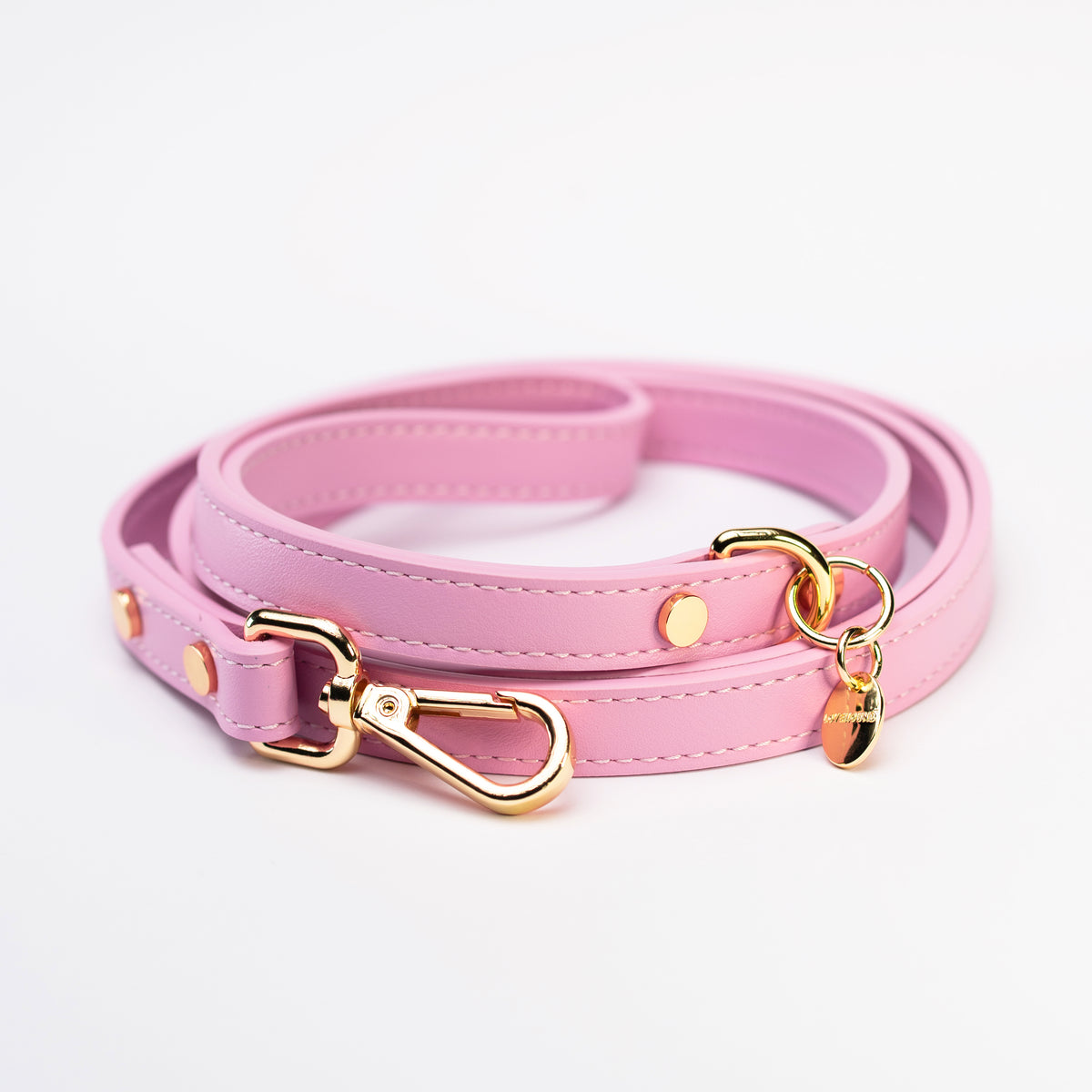 Dog Lead & Leash - Blossom Pink | PU Leather | Australia – LOVEHOUND