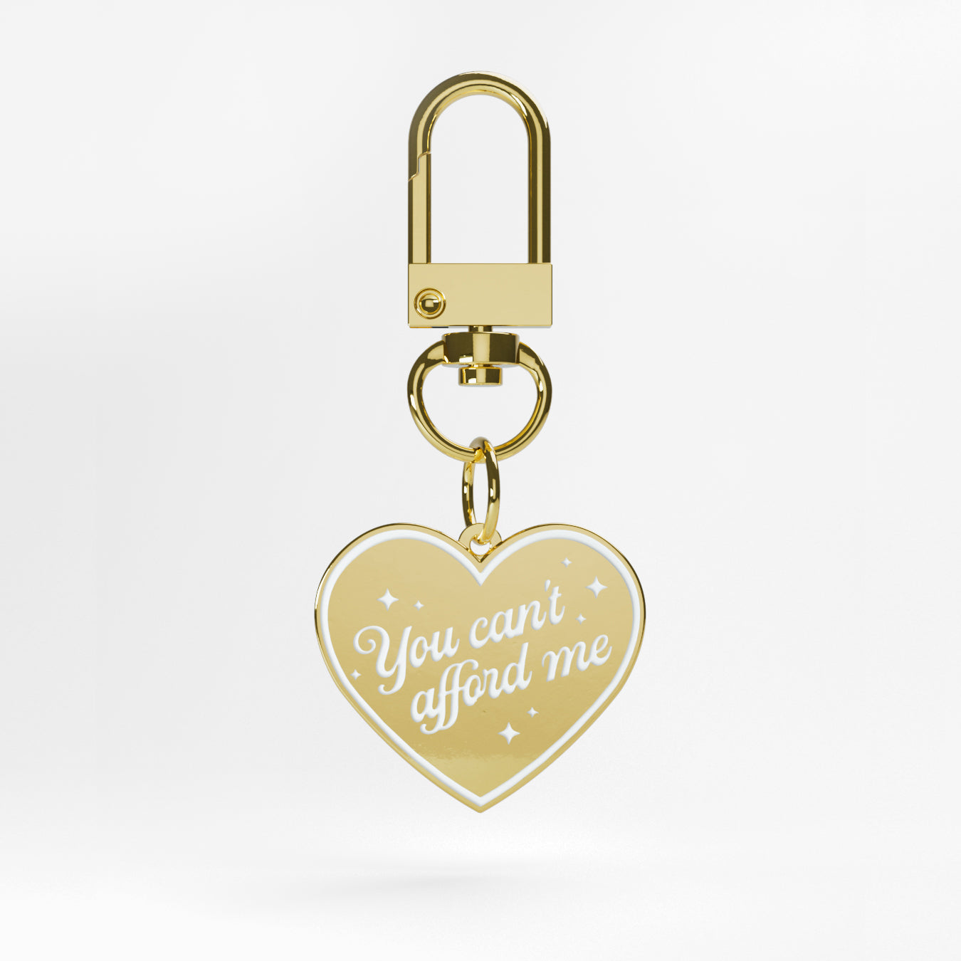 Dog Collar Charm - You Can't Afford Me